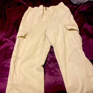beige cargo pants